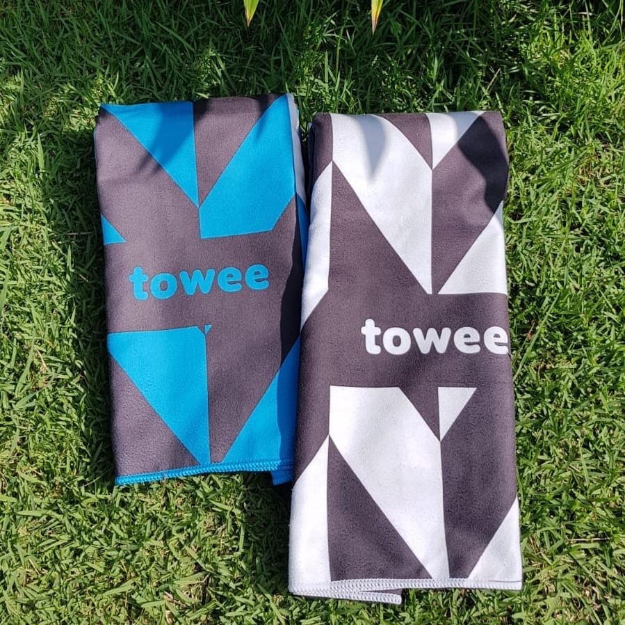 Convenient set of sport towels Dynamic, 2 ks