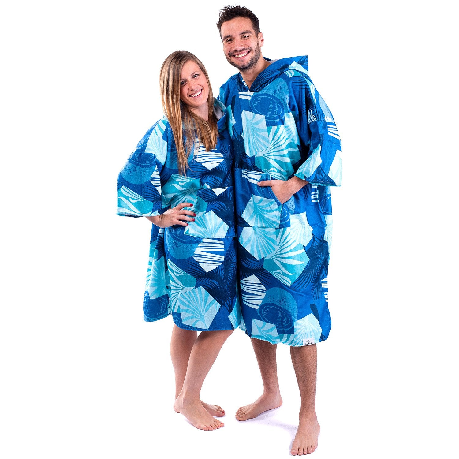 Surf poncho BLUE LAGOON, 70 x 100 cm