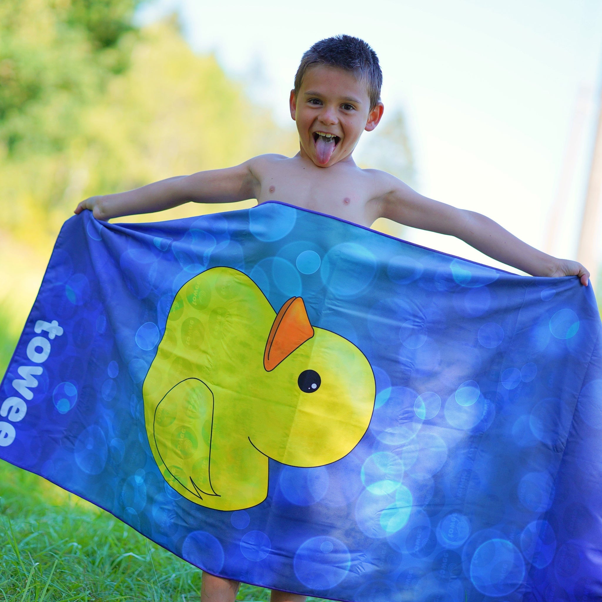 Children's quick drying towel Bubble