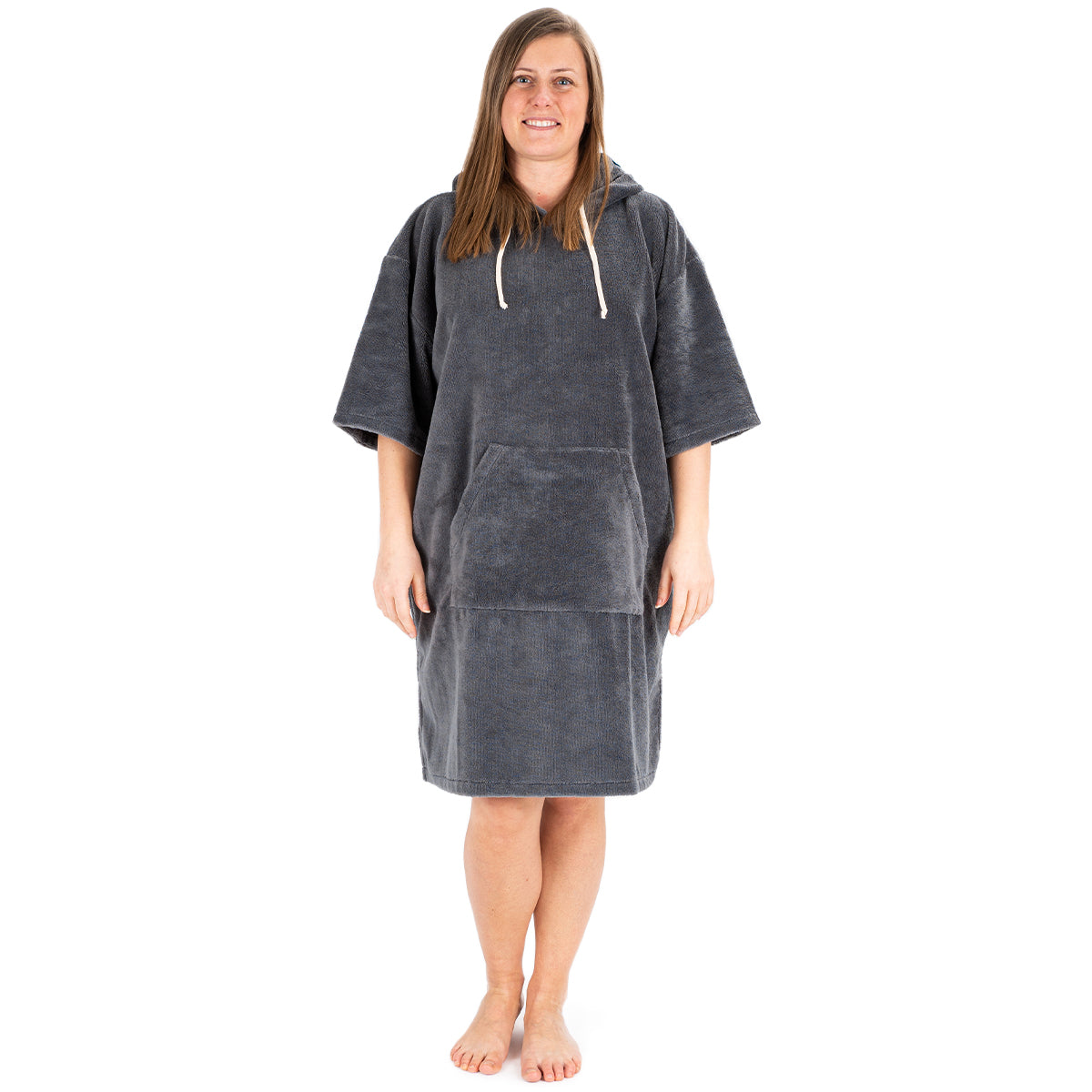Surf poncho mono gray, 70 x 100 cm