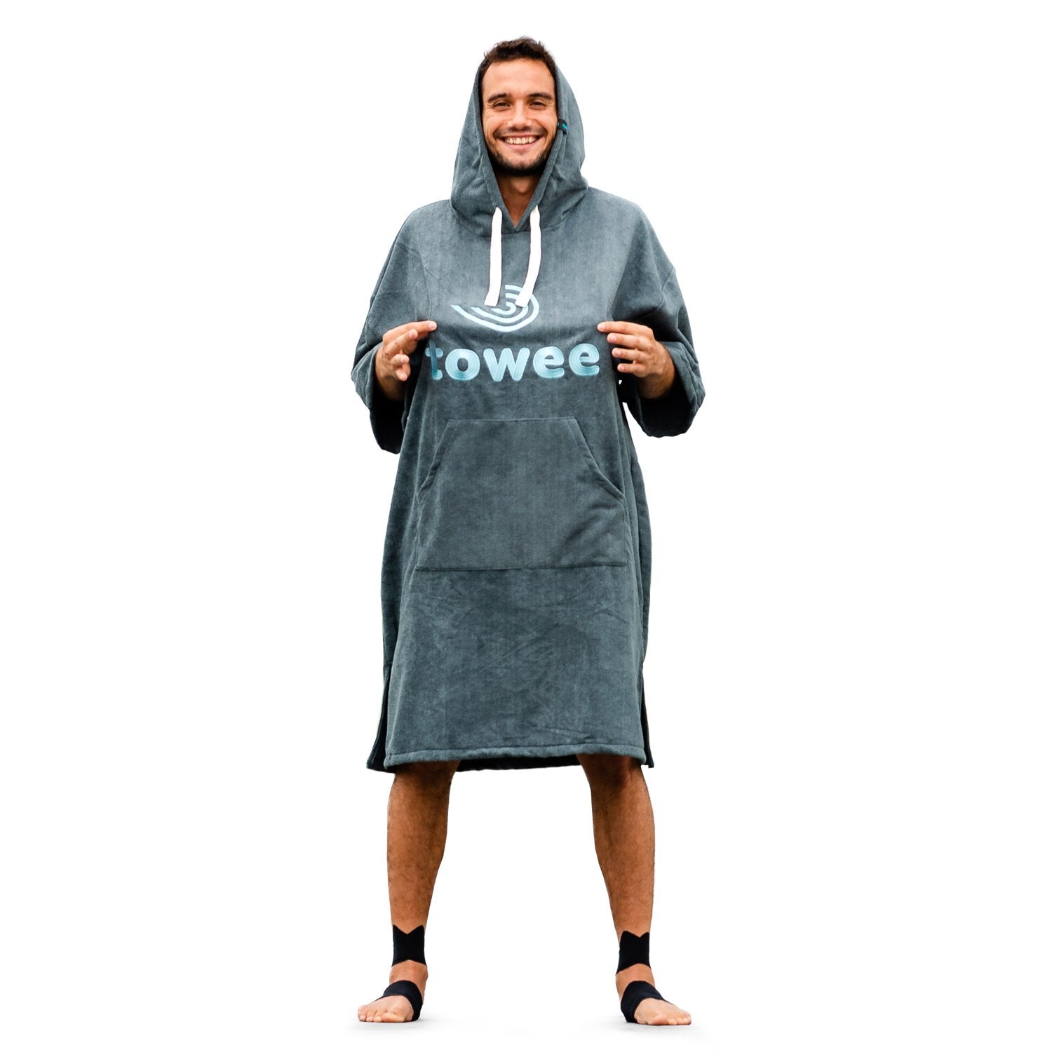 Surf poncho Towee blue, 80 x 115 cm