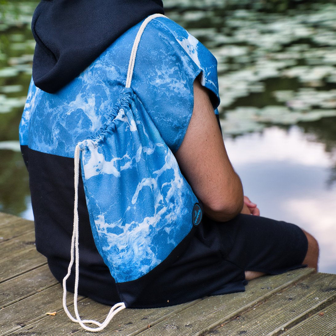 Travel surf poncho OCEAN, 75 x 110 cm