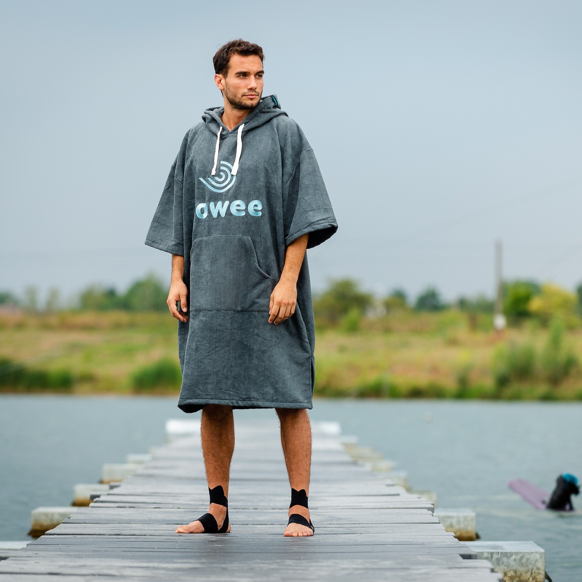 Surf poncho Towee blue, 80 x 115 cm